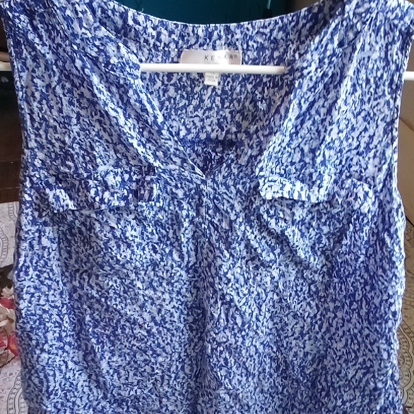 CUTE blue ladies summer blouse - Picture 4 of 14